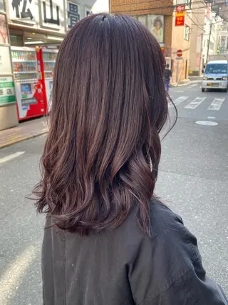 ロング 🐩透明感ミルクティ ーピンクニイナ🐩のヘアスタイル