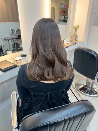 セミロング カラー shiomiH/ HARUKAのヘアスタイル