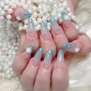 ネイル ❤️‍🔥長さだし専 門店queensのネイルデザイン