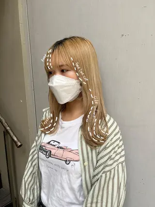 ロング 韓国好き🇰🇷 美容師MIKUのヘアスタイル