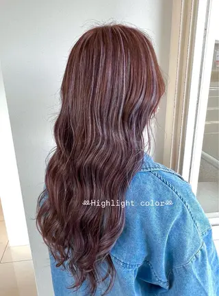 ロング カラー LiTA 友田未来のヘアスタイル