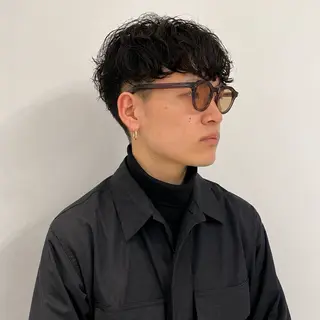 ショート パーマ 桑原 淳のヘアスタイル