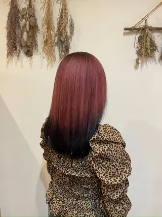 セミロング 中村 樹菜のヘアスタイル
