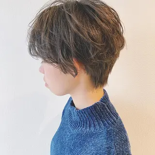 ショート カラー 中川 竜誠のヘアスタイル