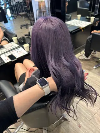 セミロング ishizuka toaのヘアスタイル