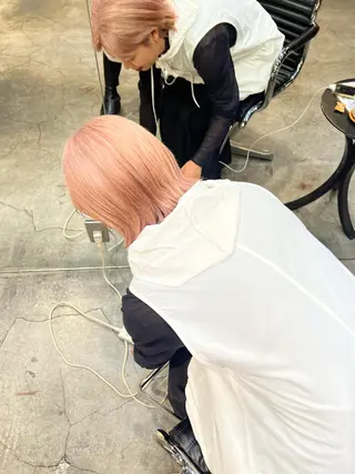 ショート カラー 圧倒的デザイン力 店長🎨RENAのヘアスタイル