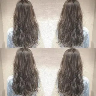 ロング カラー ヘアアレンジ 白髪ぼかしハイライト 茗荷谷駅徒歩2分のヘアスタイル