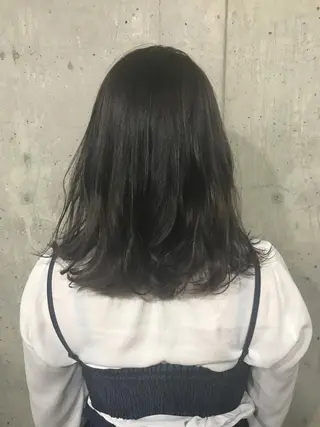 ミディアム カラー パーマ ヘアアレンジ メンズ キッズ ネイル マツエク・マツパ サロンドミルク 渋谷高比良のヘアスタイル