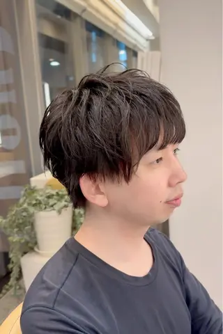 メンズ 白髪ぼかし大人メンズ 根本零のヘアスタイル
