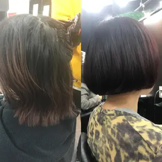 ショート カラー ハイライト/髪質改善 ans/黒木 和大のヘアスタイル