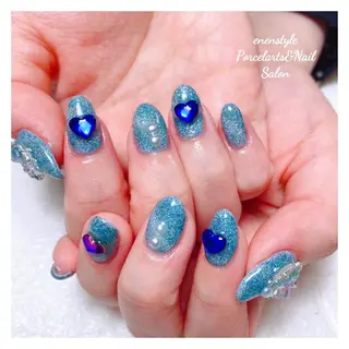 ミディアム ネイル 🐾enen style 🐾のネイルデザイン