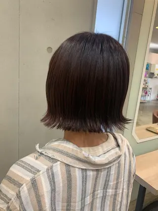 ミディアム おせ ちさとのヘアスタイル