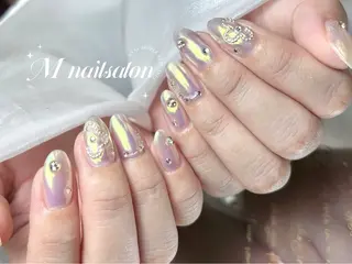 ネイル M🌷nail 長さだし専門店のネイルデザイン