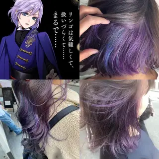 セミロング 原宿サロン代表 デザインカラー伊藤卓のヘアスタイル