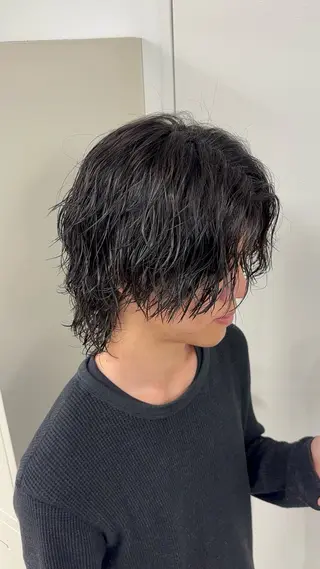 ショート パーマ メンズ 名古屋メンズパーマ /松井生のヘアスタイル