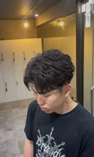 ショート りょうま⚡️新小岩 ニュアンスパーマのヘアスタイル