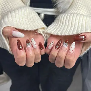 ネイル yuki❄️堺筋本町 韓国ワンホンのネイルデザイン