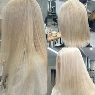 セミロング カラー メンズ多数⚡ブリーチ 特化💚Acchonのヘアスタイル