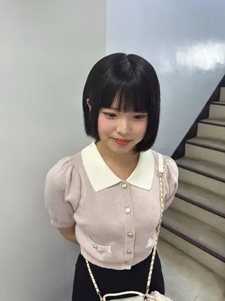 ロング 透明感×暖色カラー 🍒𝐘𝐮𝐤𝐚のヘアスタイル