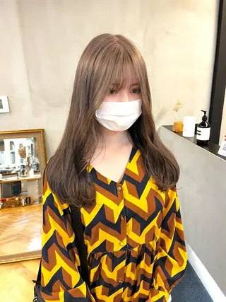 ロング カラー ena/ブリーチなし 透明感・レイヤー🎀のヘアスタイル