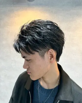 ショート カラー パーマ ヘアアレンジ メンズ キッズ メンズ特化/カラー /せなのヘアスタイル
