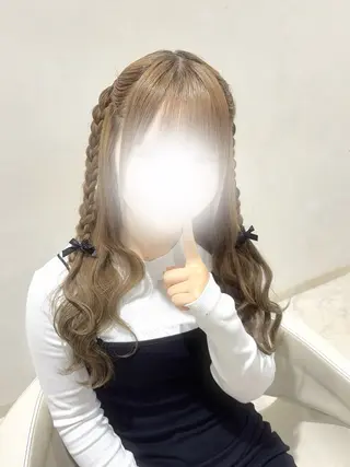 ロング ヘアアレンジ 木村 しずかのヘアスタイル