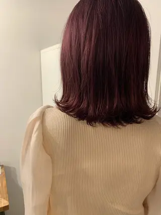 ミディアム カラー メンズカットパーマ/ ブリーチ高柳将太のヘアスタイル