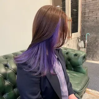 ロング 山岸 朱里のヘアスタイル