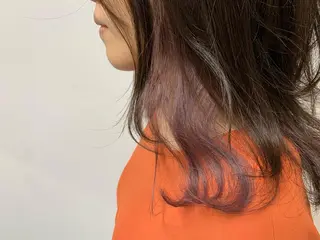 ロング カラー 三好 羽美のヘアスタイル