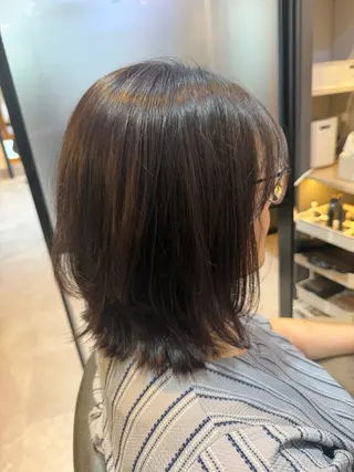 ミディアム ボブ🫧透明感カラー 💎Sayakaのヘアスタイル