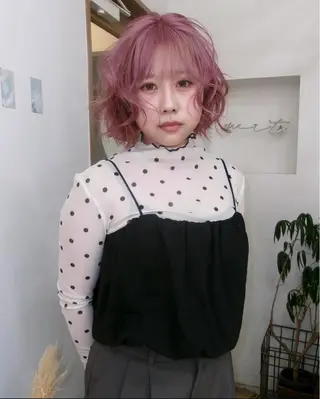 カラー yuna☘️ 名古屋のヘアスタイル