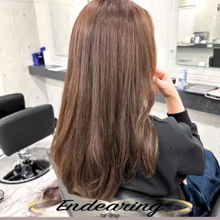 カラー 柳田 怜那/銀座 Endearingのヘアスタイル