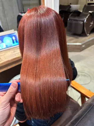 ミディアム カラー パーマ ヘアアレンジ 野口 秀人 🫧髪質改善🫧のヘアスタイル