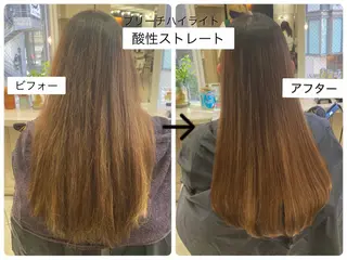 ロング カラー パーマ ヘアアレンジ キッズ あやか 白髪ぼかしハイライトのその他イメージ
