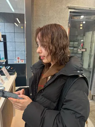 ショート パーマ 早瀬裕之 パーマのヘアスタイル