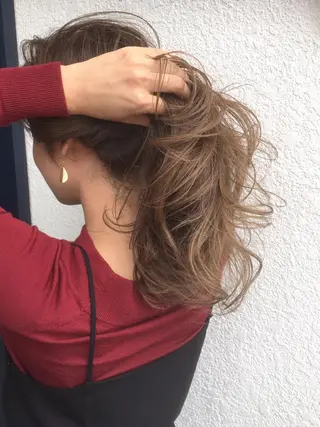 セミロング peige 斉藤✨大人ヘアー✨のヘアスタイル