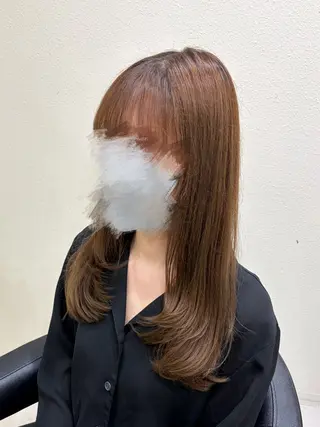 ロング カラー ヘアアレンジ 🌈くれは🎨デザイ ン🌟ダメージレスのヘアスタイル