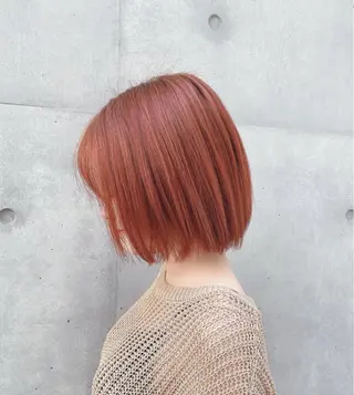 ショート カラー インク 美容院のヘアスタイル