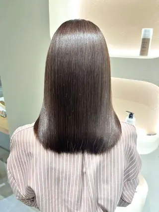 セミロング 美髪矯正・髪質改善 【中村吉孝】のヘアスタイル