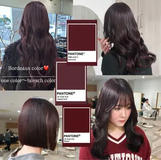 ロング カラー 似合わせツヤカラー 【yate'】ユウナのヘアスタイル
