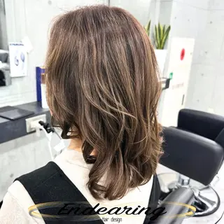 カラー 柳田 怜那/銀座 Endearingのヘアスタイル