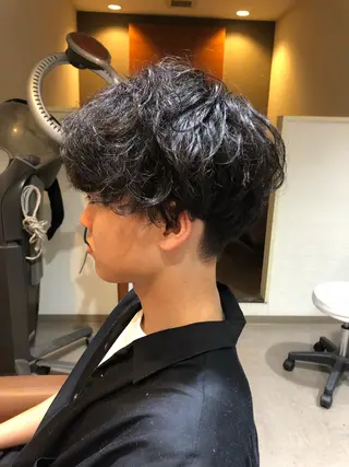 パーマ メンズ 萩原 凌✄のヘアスタイル
