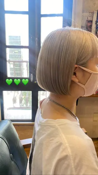 ショート カラー マンツーマン 美容師💚コウブチのヘアスタイル