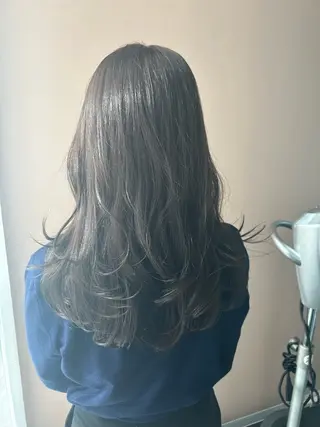 ロング カラー hubhair レイヤー/透明感のヘアスタイル