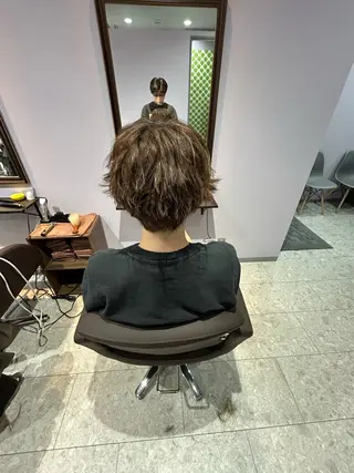 ショート カラー メンズ 栗田 孝之のヘアスタイル