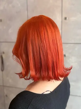 ミディアム カラー ヘアアレンジ 🎀ハイトーン・艶 カラー HANA🎀のヘアスタイル