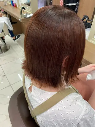 ショート カラー パーマ RIRI💛 ママ美容師👶🏻のヘアスタイル