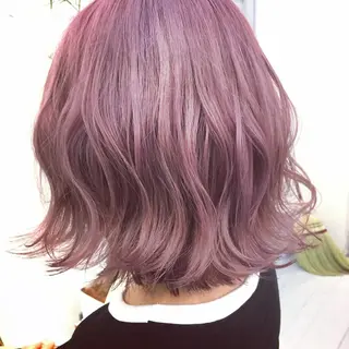ミディアム カラー ハイトーン得意😍 Lumiereのヘアスタイル
