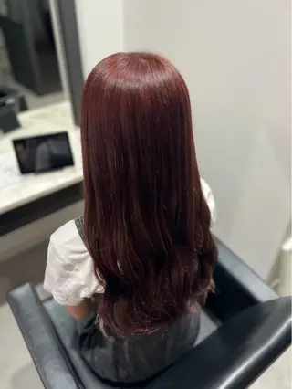 ロング カラー Dia アキヨシ ミユのヘアスタイル