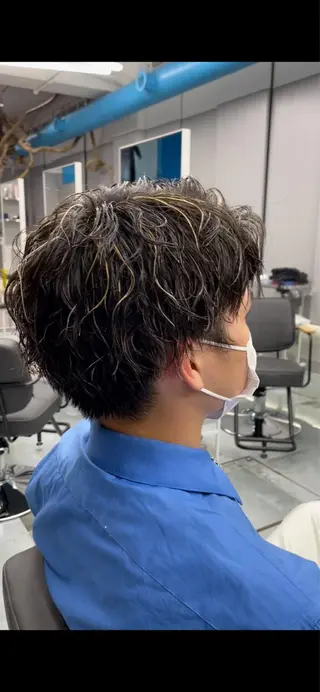 ショート カラー パーマ メンズ 🍃メンズヘア🍃 セヤシュウヘイのヘアスタイル